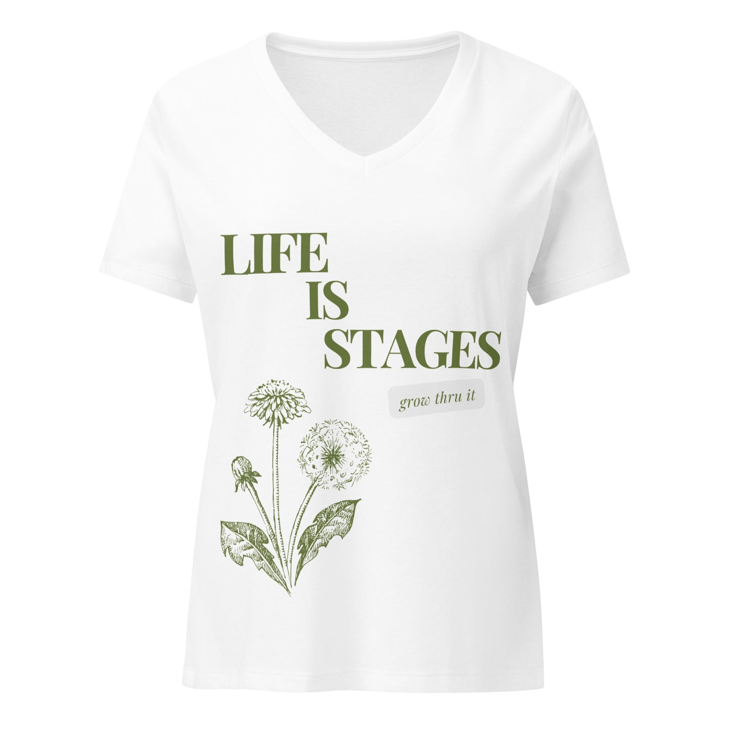 Life Women's relaxed v-neck